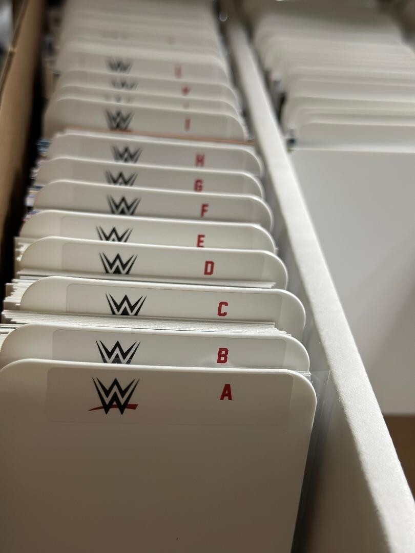 (26) STANDARD Sports Card Dividers with 26 FREE WWE A-Z Labels Set