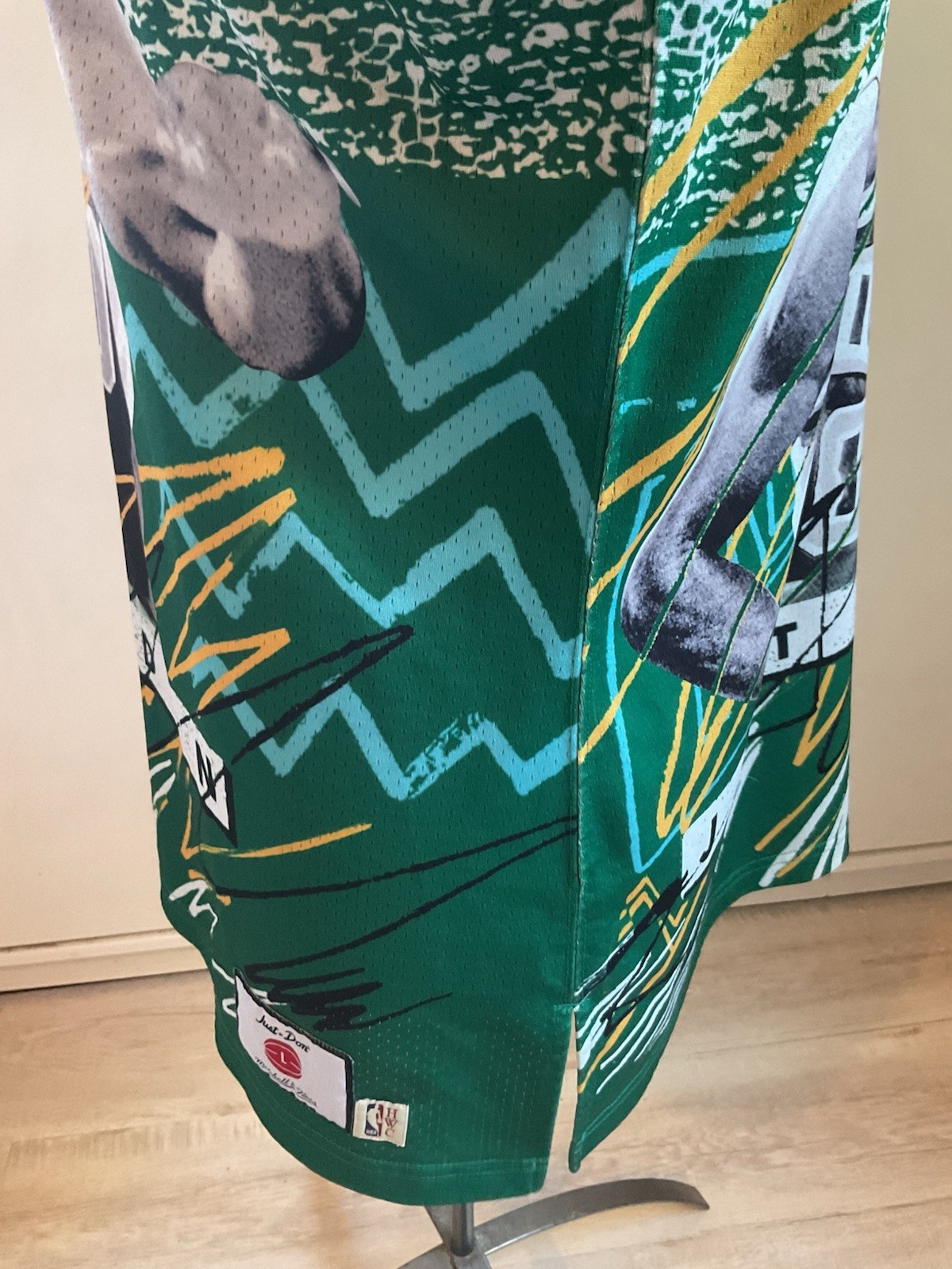 Mitchell & Ness X Just Don Supersonics NBA Jersey Gary Payton Shawn Kemp SZ L