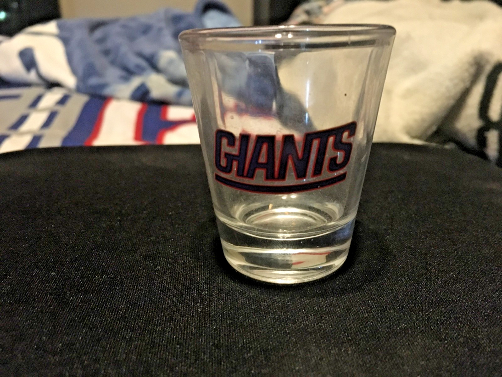 New York Giants Shot Glasses/ mini plates, total lot of 7 pcs., New