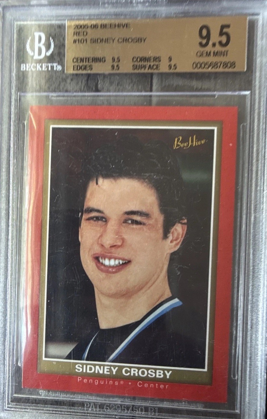 2005-06 Upper Deck Bee Hive – Sidney Crosby #101 Red (RC)
