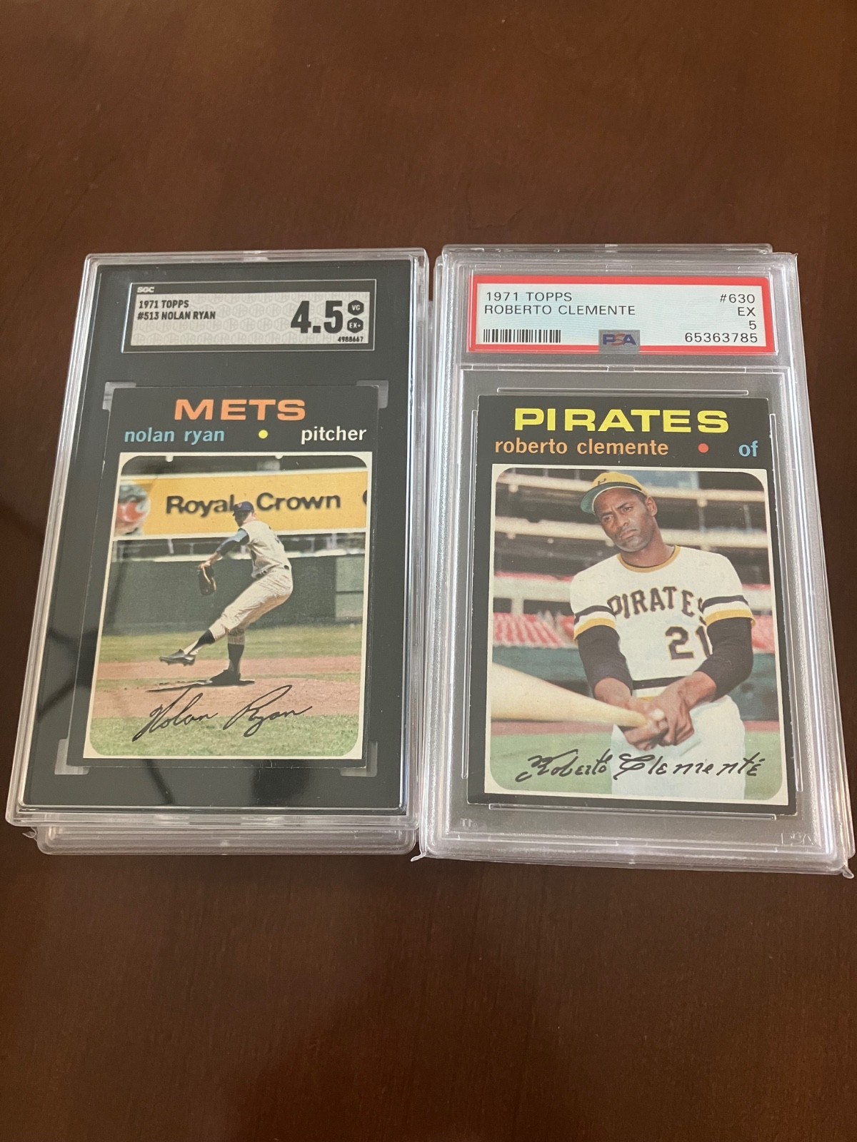 1971 topps baseball cards, PSA SGC Graded, Stars HOF Ryan Mays Aaron Munson Rose