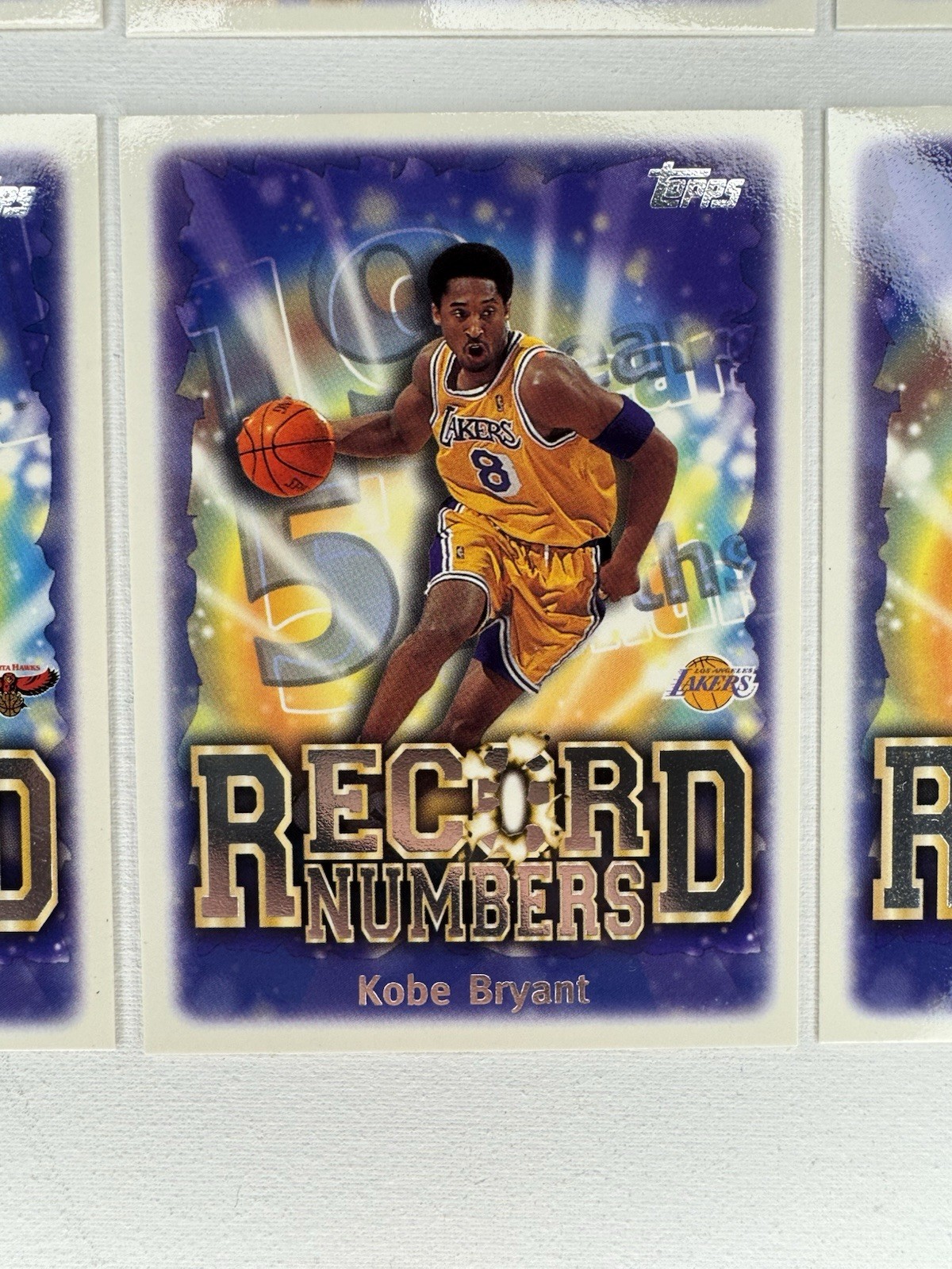 1999-00 Topps NBA Record Numbers Inserts Complete Set (RN1-10) Kobe, Iverson 🔥