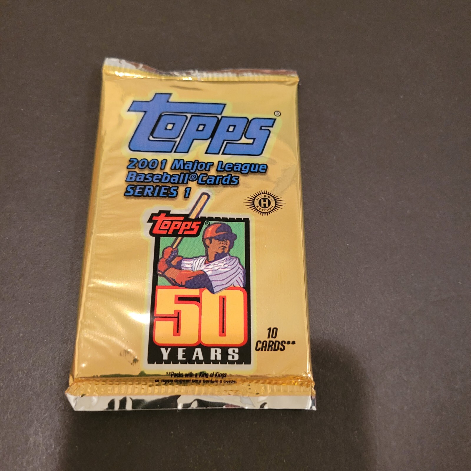 2001 Topps Series 1 HOBBY – (1 ) Pack of 10 SEALED Cards * SEE BELOW NOTES *
