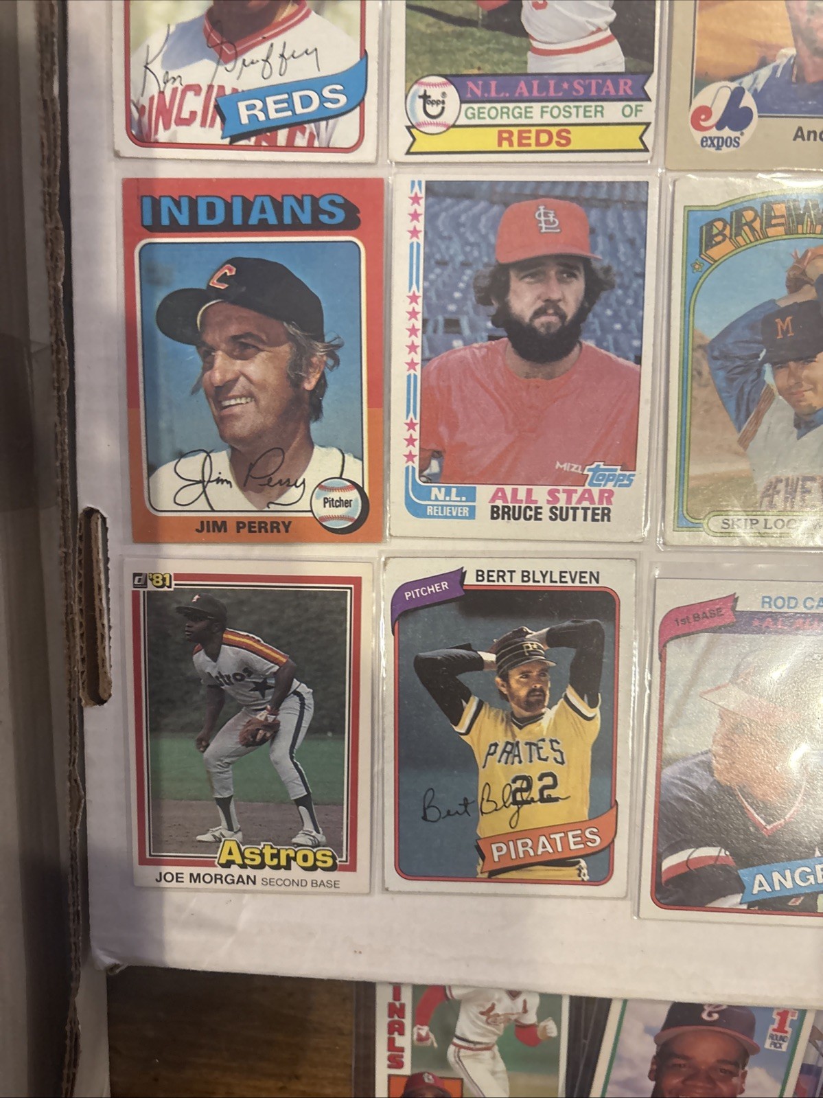 VINTAGE 1972-1985 BASEBALL Card LOT (50 CARDS): STARS ONLY! Conditions Vary