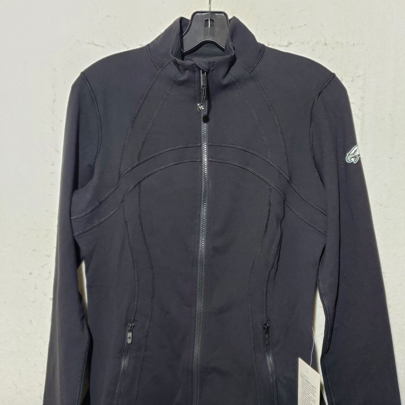 Philadelphia Eagles Define Jacket Women’s 10 Black NFL Full Zip Lululemon NWT