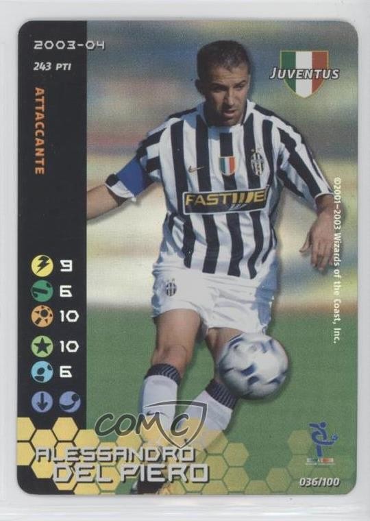 2003-04 Wizards of the Coast Football Champions Serie A Alessandro Del Piero 7n6
