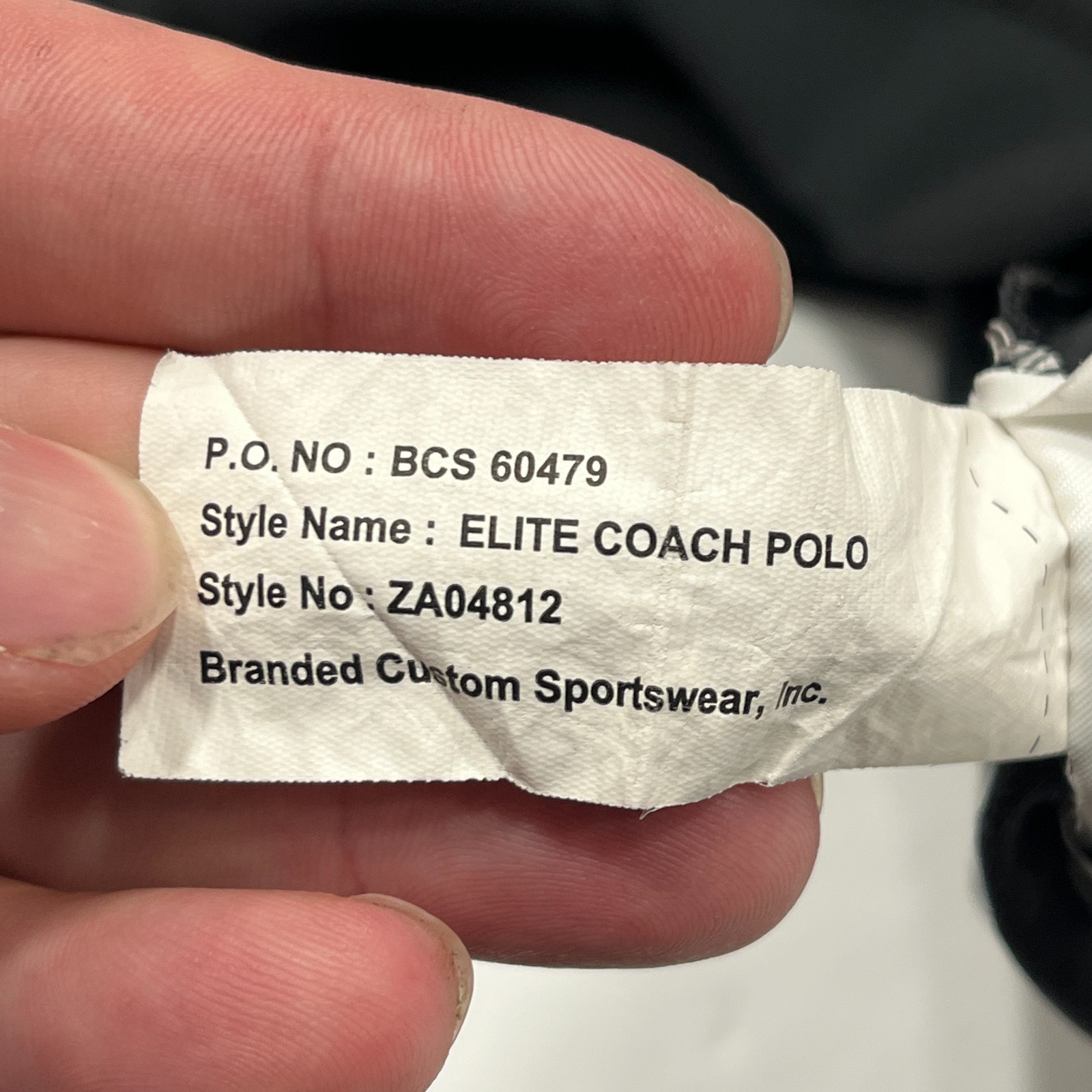 Nike Elite Coach Polo Shirt Mens Medium Black UNT North Texas Mean Green ZA04812
