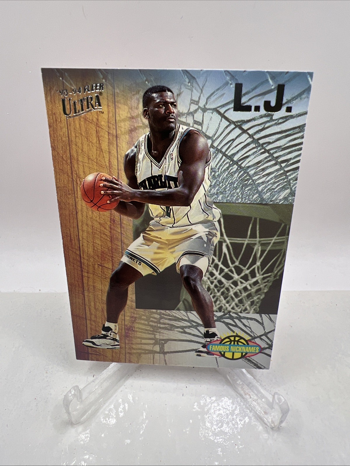 1993-94 Fleer Ultra – Famous Nicknames Larry Johnson #6