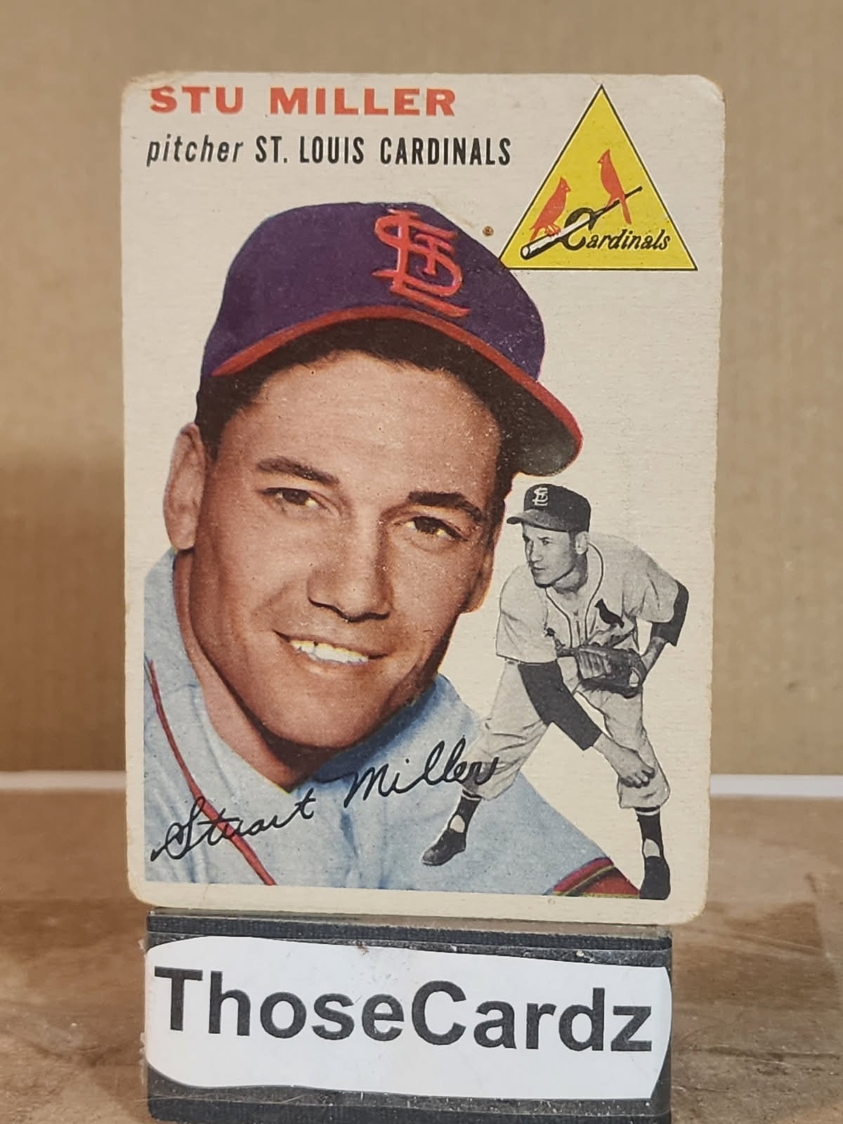 1954 Topps #164 Stu Miller