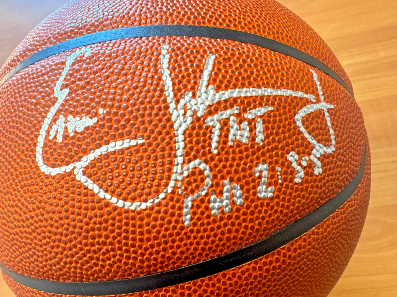 Ernie Johnson Signed Autographed Basketball PSA/DNA COA NBA on TNT