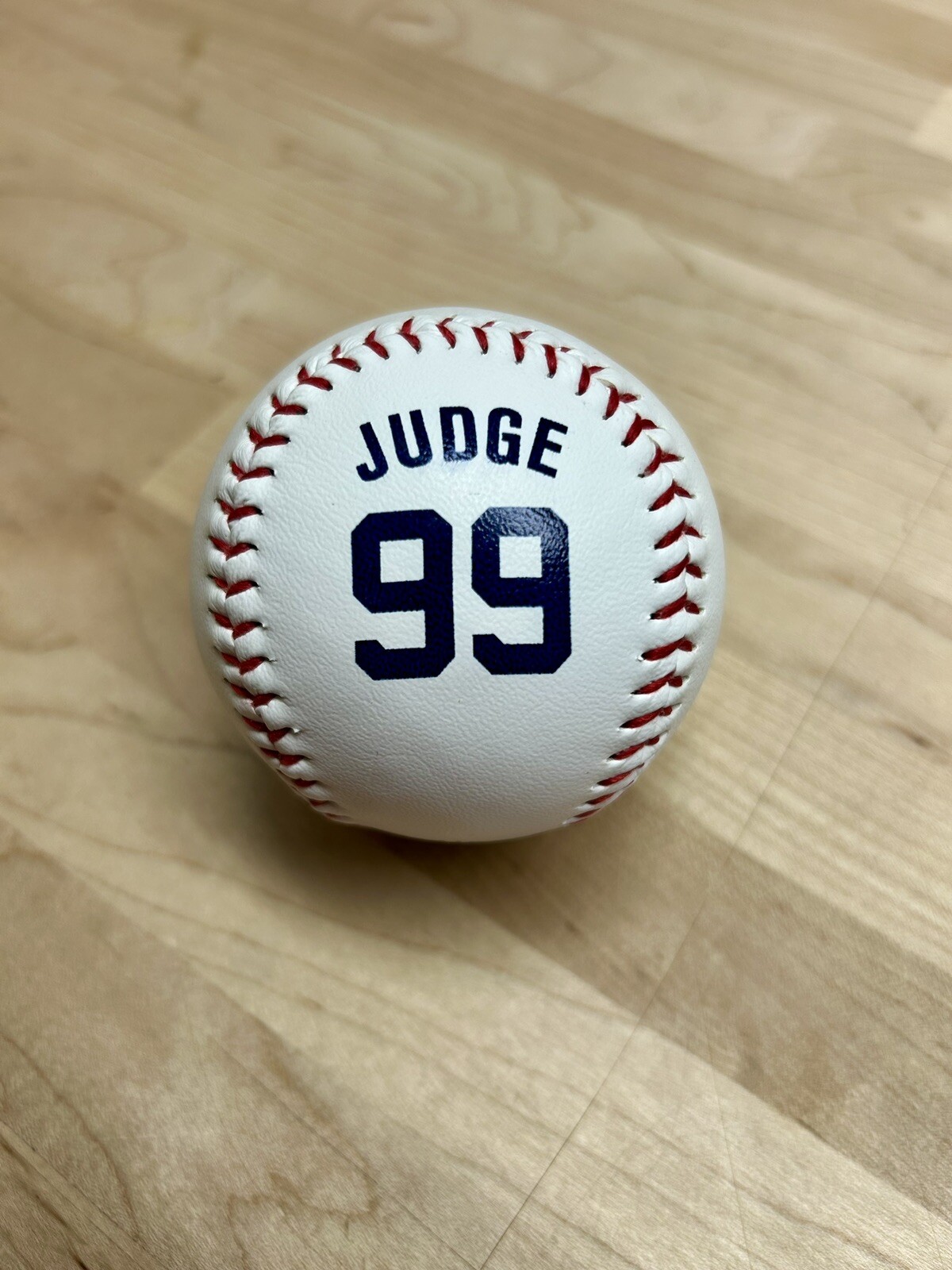 Rawlings MLB New York Yankees 99 Judge Logo Baseball, Official, White