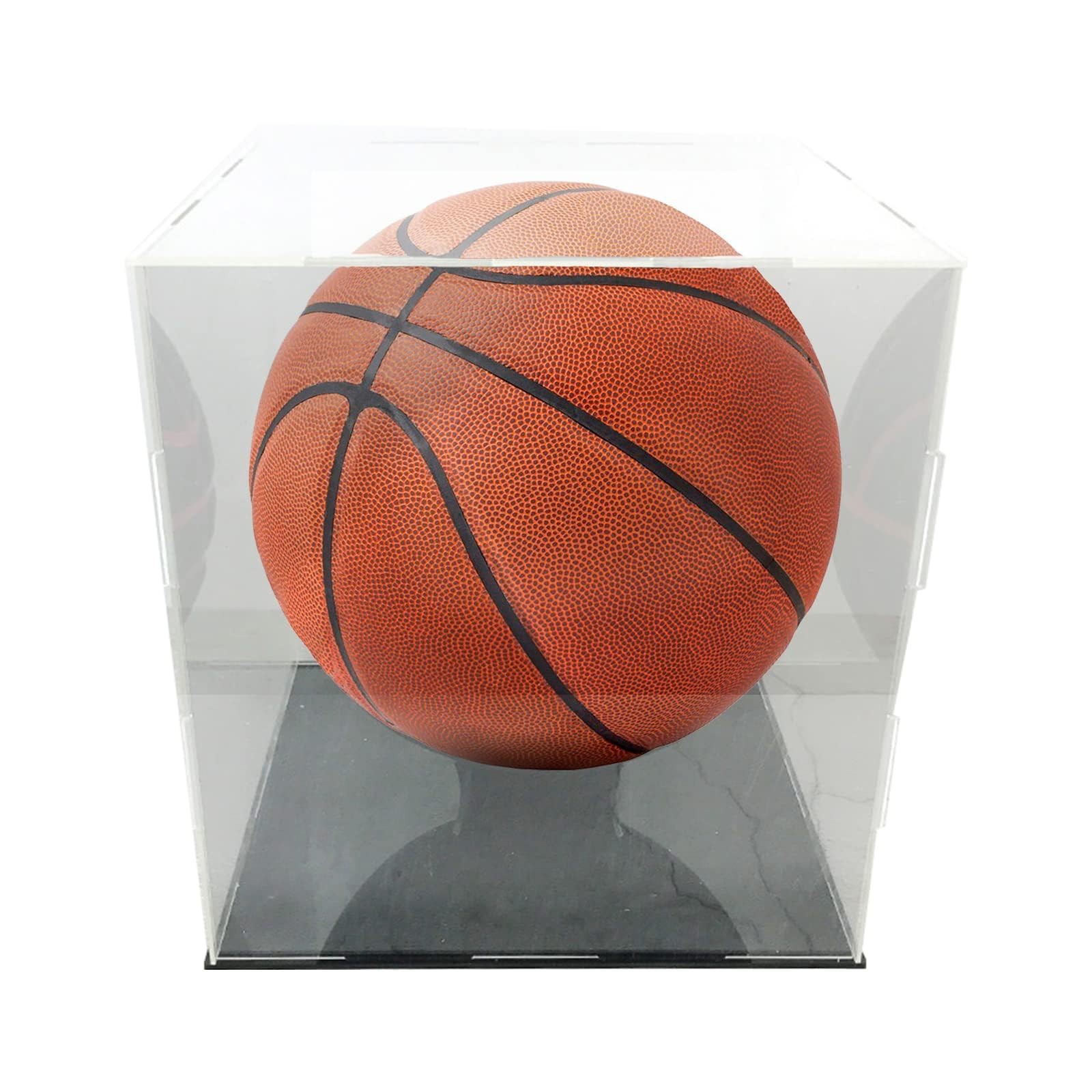 Basketball Display Case Acrylic Storage Box Collectible Memorabilia Holder