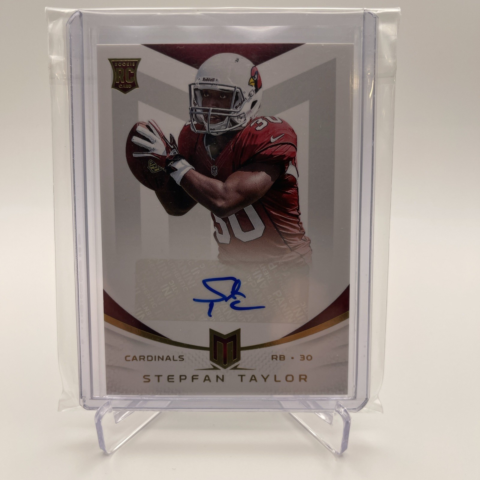 2013 Panini Momentum Rookie Signatures Gold /49 Stepfan Taylor Auto RC Cardinals