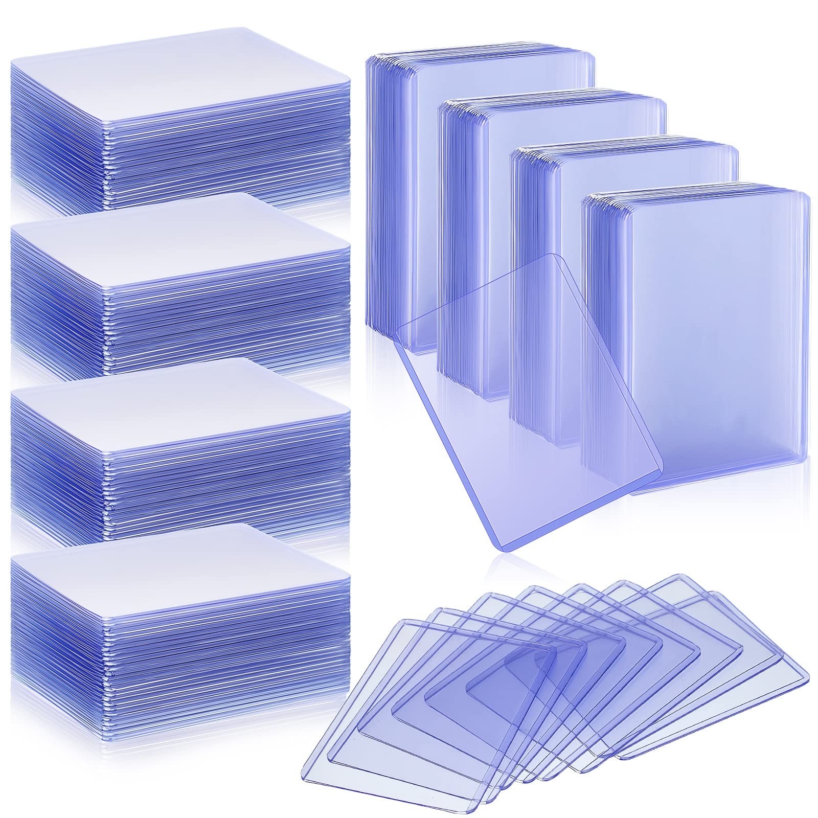 550 Clear Plastic Card Sleeves – 3 x 4 Inches, Protective Holders for Basebal…
