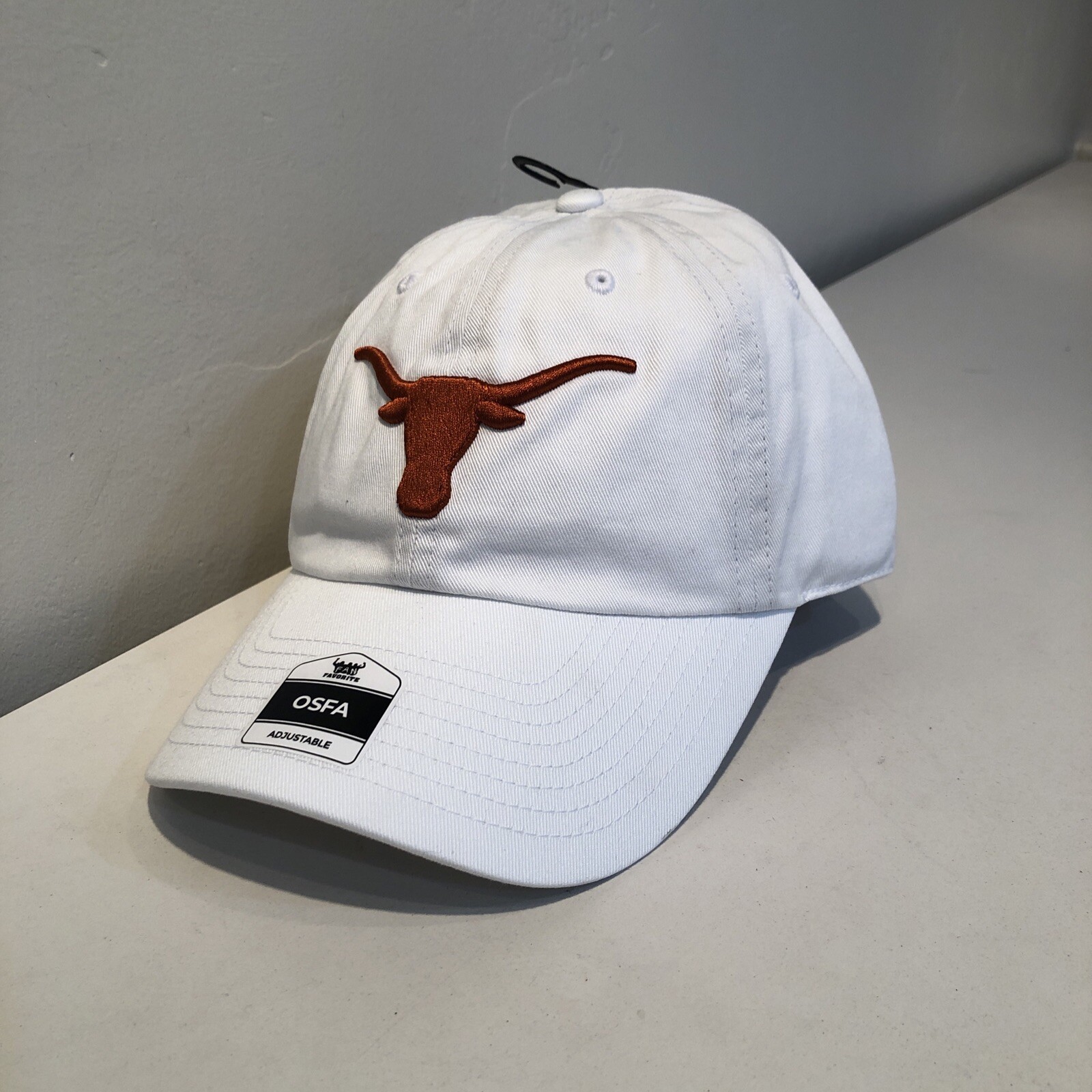 Texas Longhorns Fan Favorite OSFA Adjustable Hat White