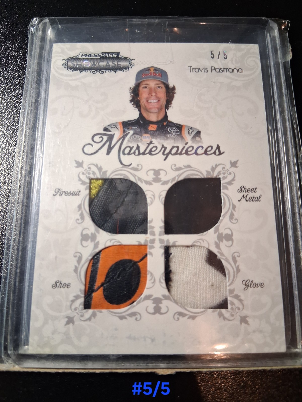 2012 Press Pass Showcase Masterpieces Mem. Quad RU Travis Pastrana #MP-TP #5/5