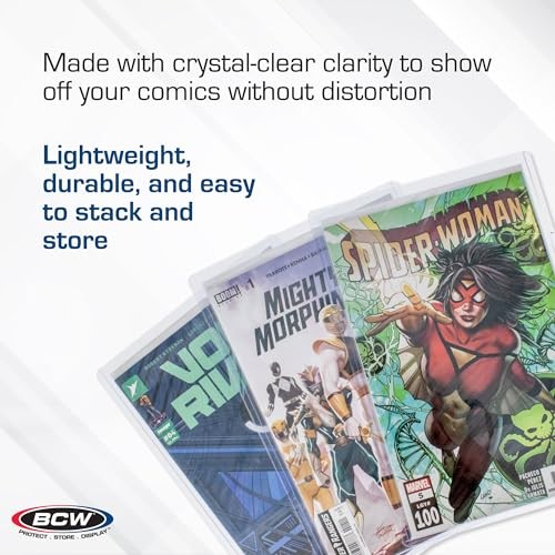 Current Comic Book Top Loaders – 10 Pack | Premium PVC Holders for Modern