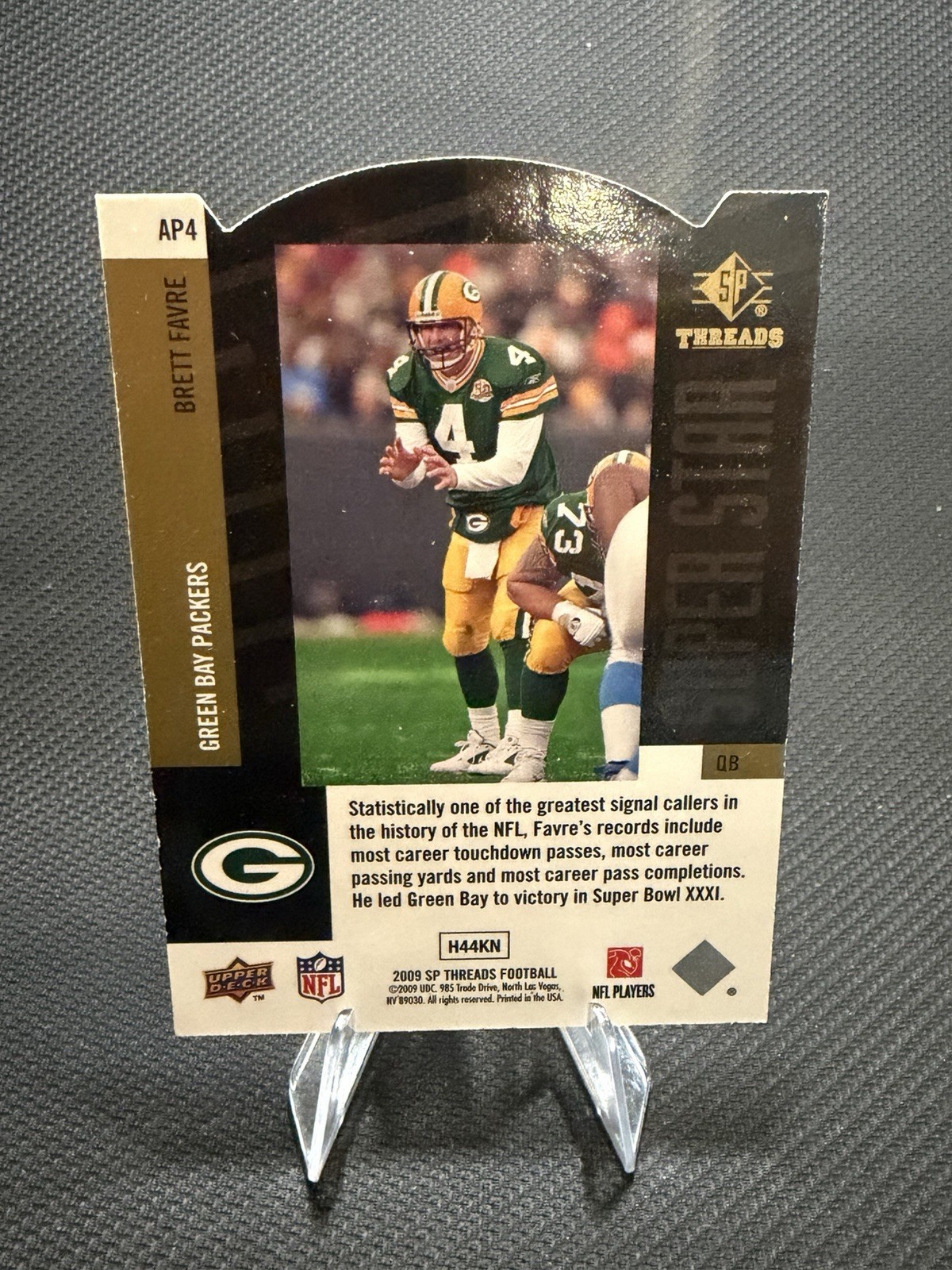 2009 SP Threads – Sp Superstar Die-Cuts Brett Favre #AP4