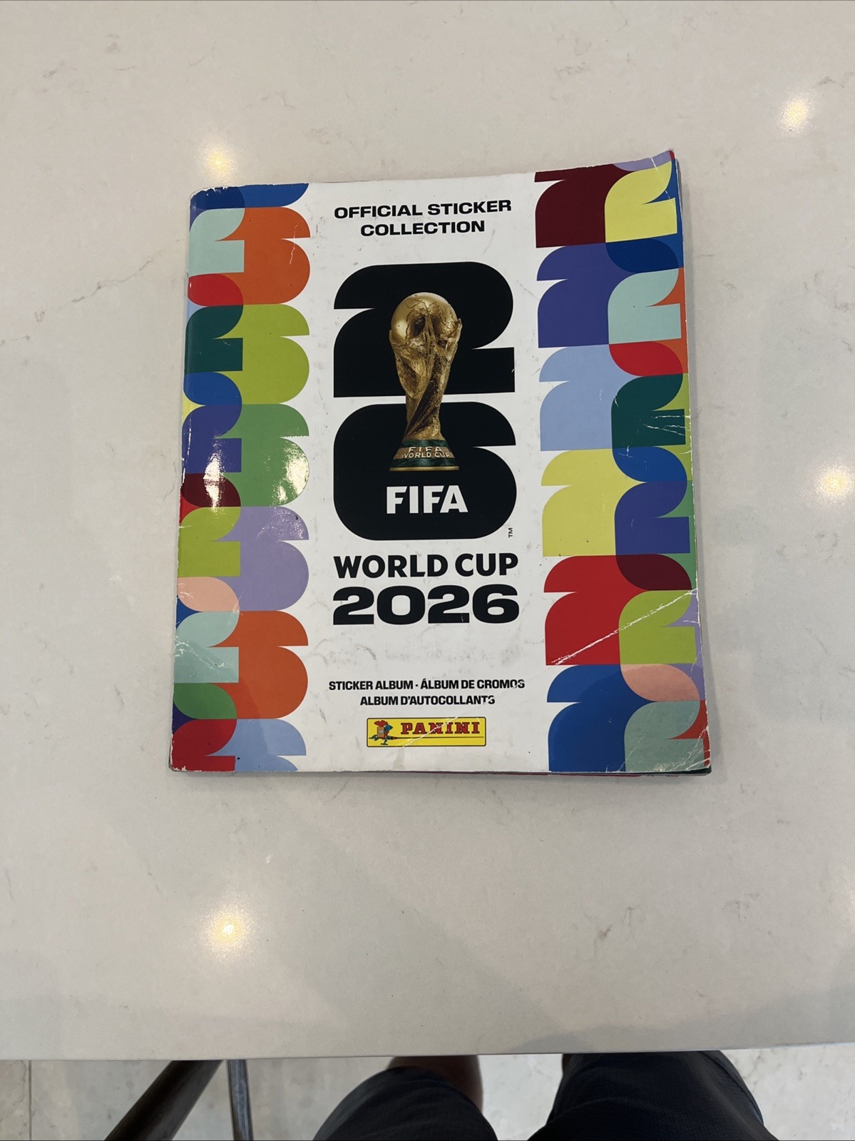 OFFICIAL Panini Sticker World Cup Album 75% Done 210 dollar value some rips