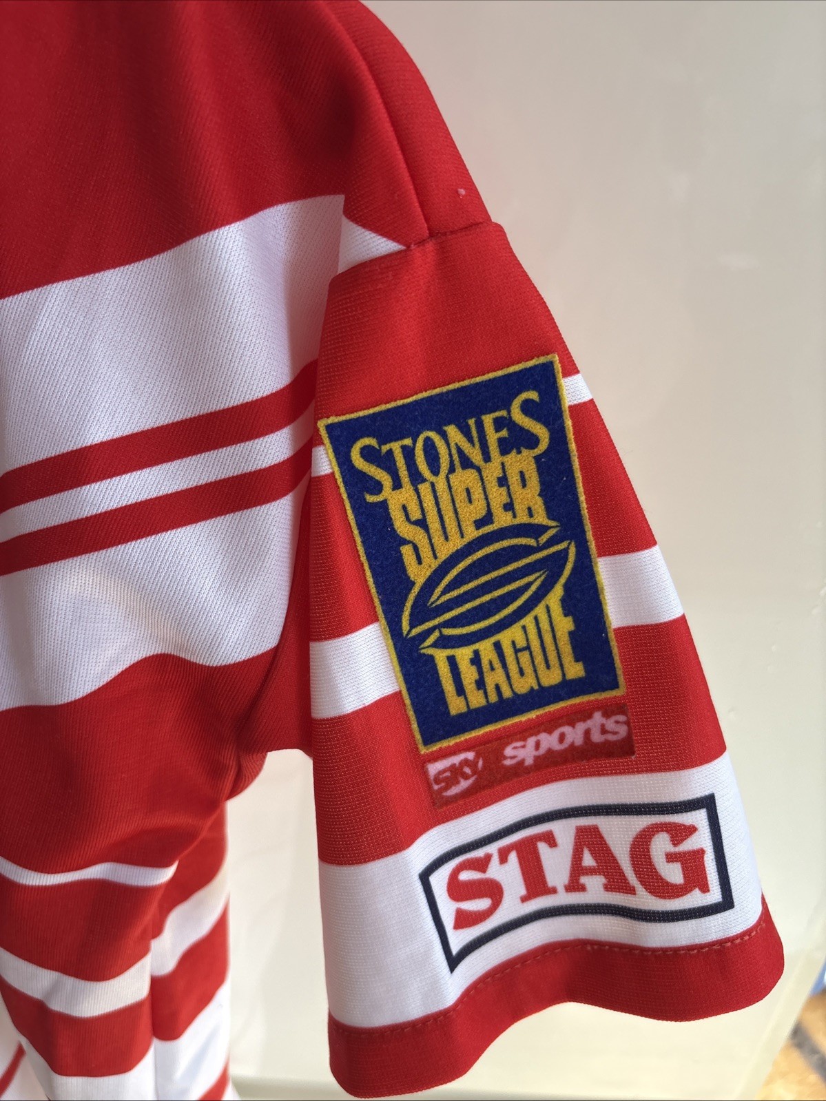 St Helens Rugby League Home Shirt 1996 Vintage Size Medium Very Good Condition