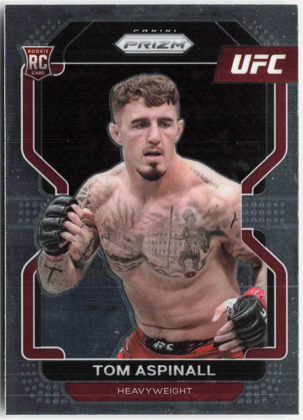 2022 Panini Prizm UFC Tom Aspinall Rookie Base #134