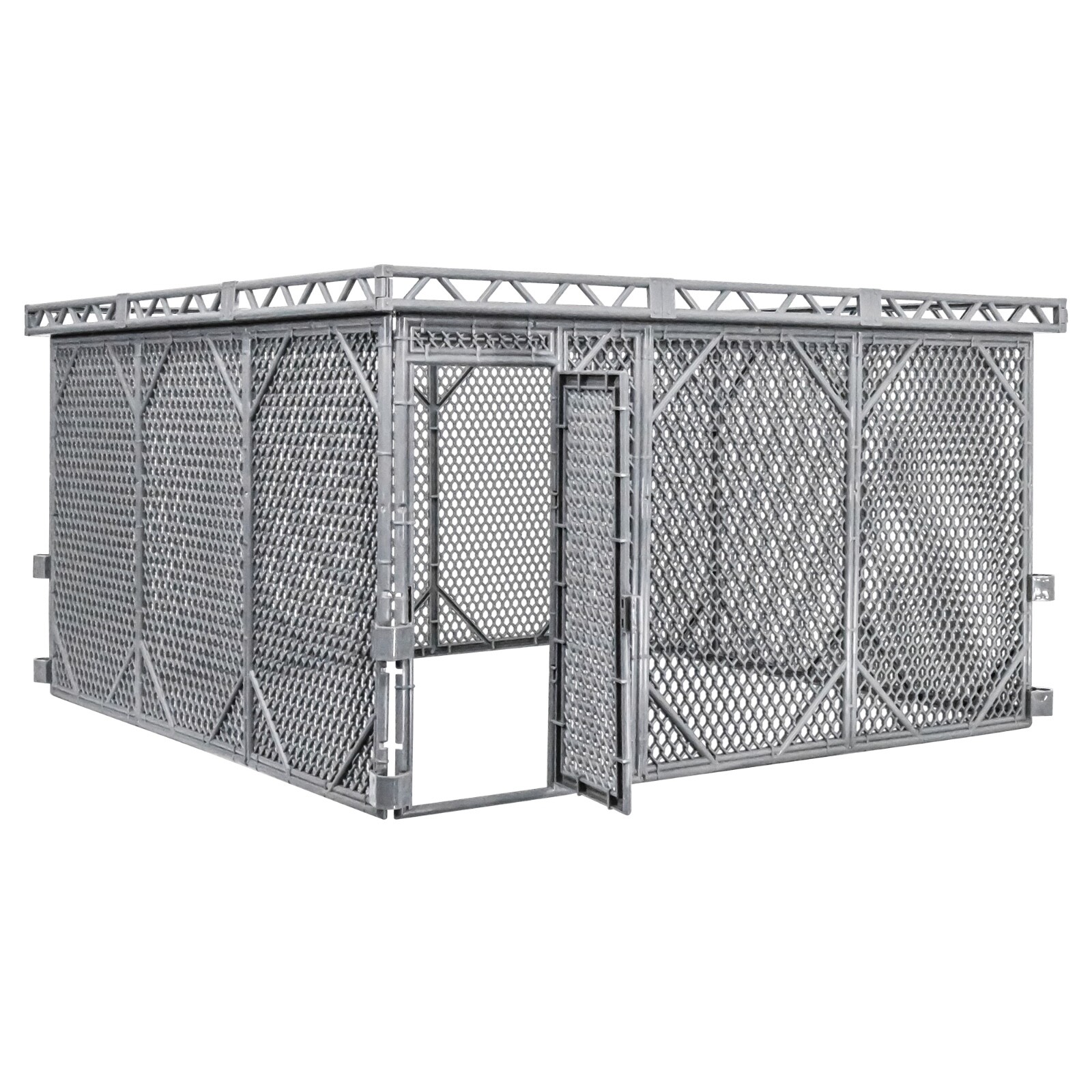 Steel Cage Playset for Figures Toy Company Wrestling Ring