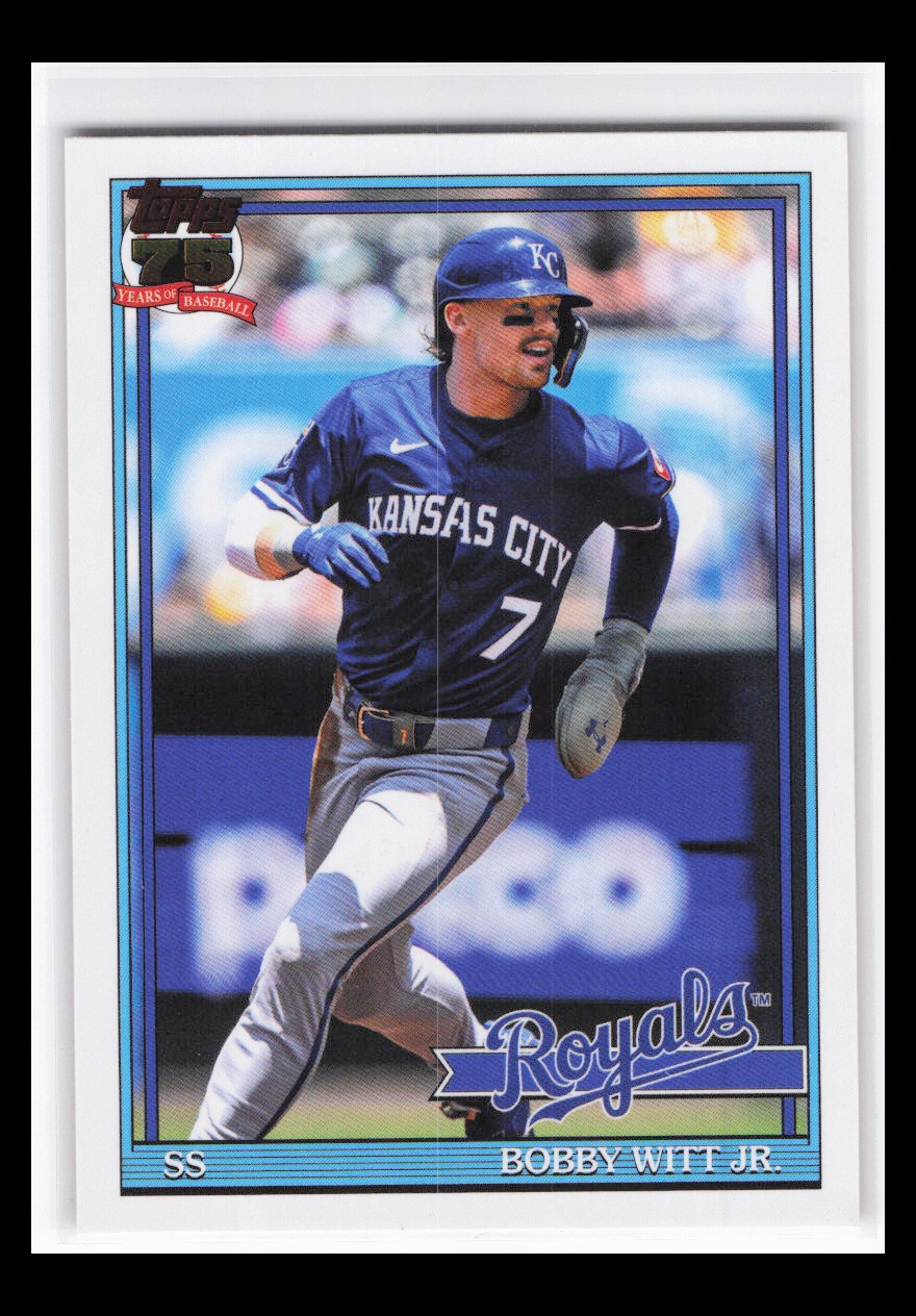 2026 Topps 1991 Topps Baseball 35th Anniversary #T91-3 Bobby Witt Jr.