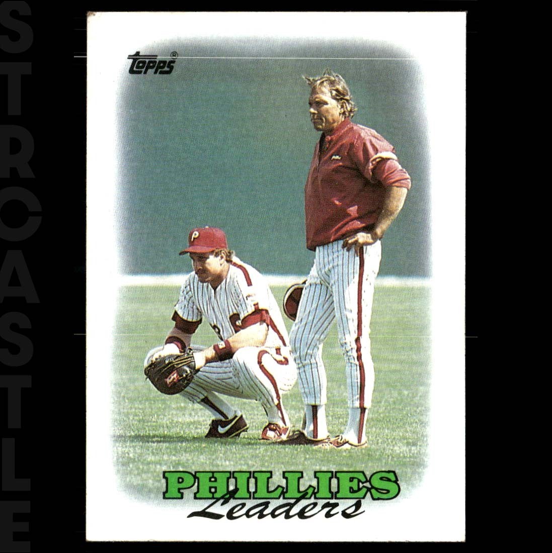 Phillies Leaders Lance Parrish/Mike Ryan 1988 Topps N/A Philadelphia Phillies ⚾