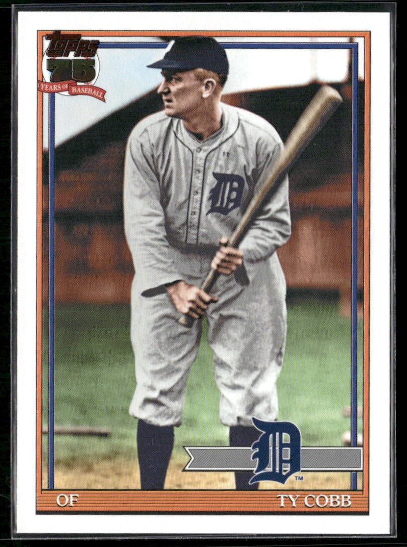 2026 Topps #91B2-10 Ty Cobb 1991 Throwback