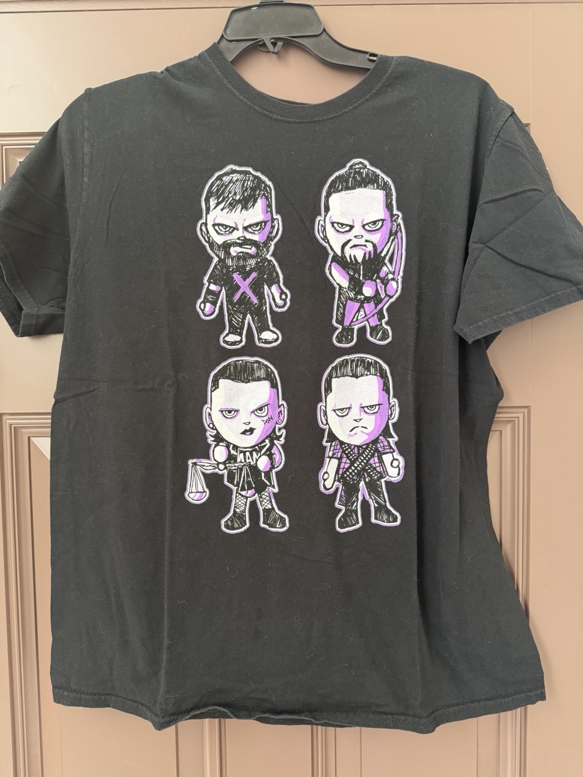 WWE AUTHENTIC SHIRT THE JUDGEMENT DAY RHEA RHIPLEY MAMI DIRTY DOM XL