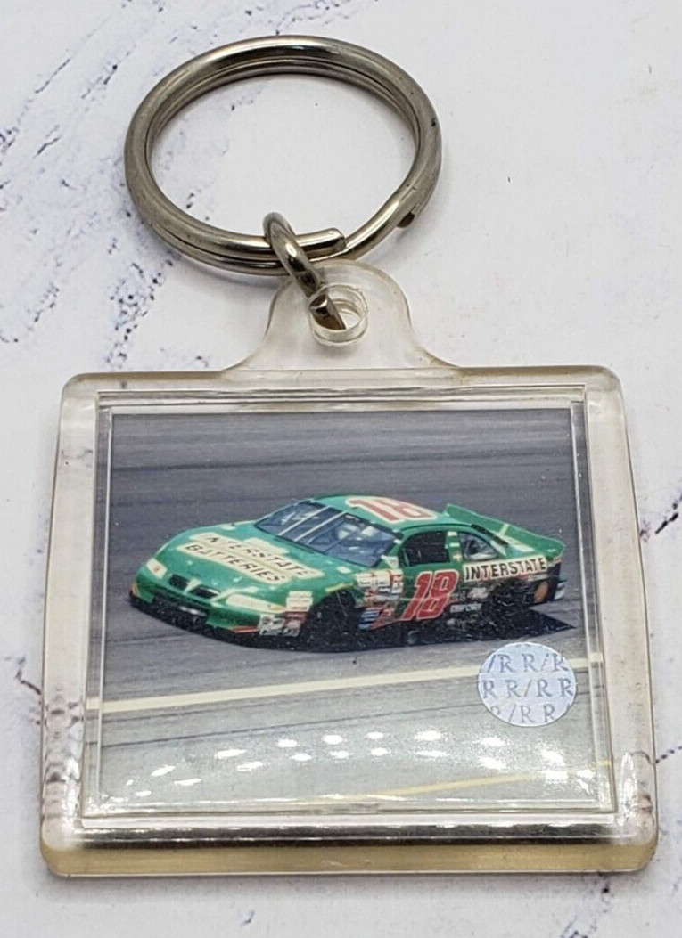 Bobby Labonte Keychain Plastic Nascar Interstate Battery Pontiac 2 Sided 1990s