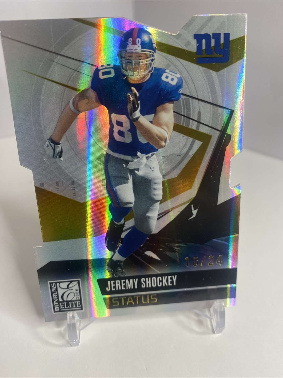 2006 Donruss Elite Status Die-Cut #10/24 Jeremy Shockey #65 CRAZY RARE!!!