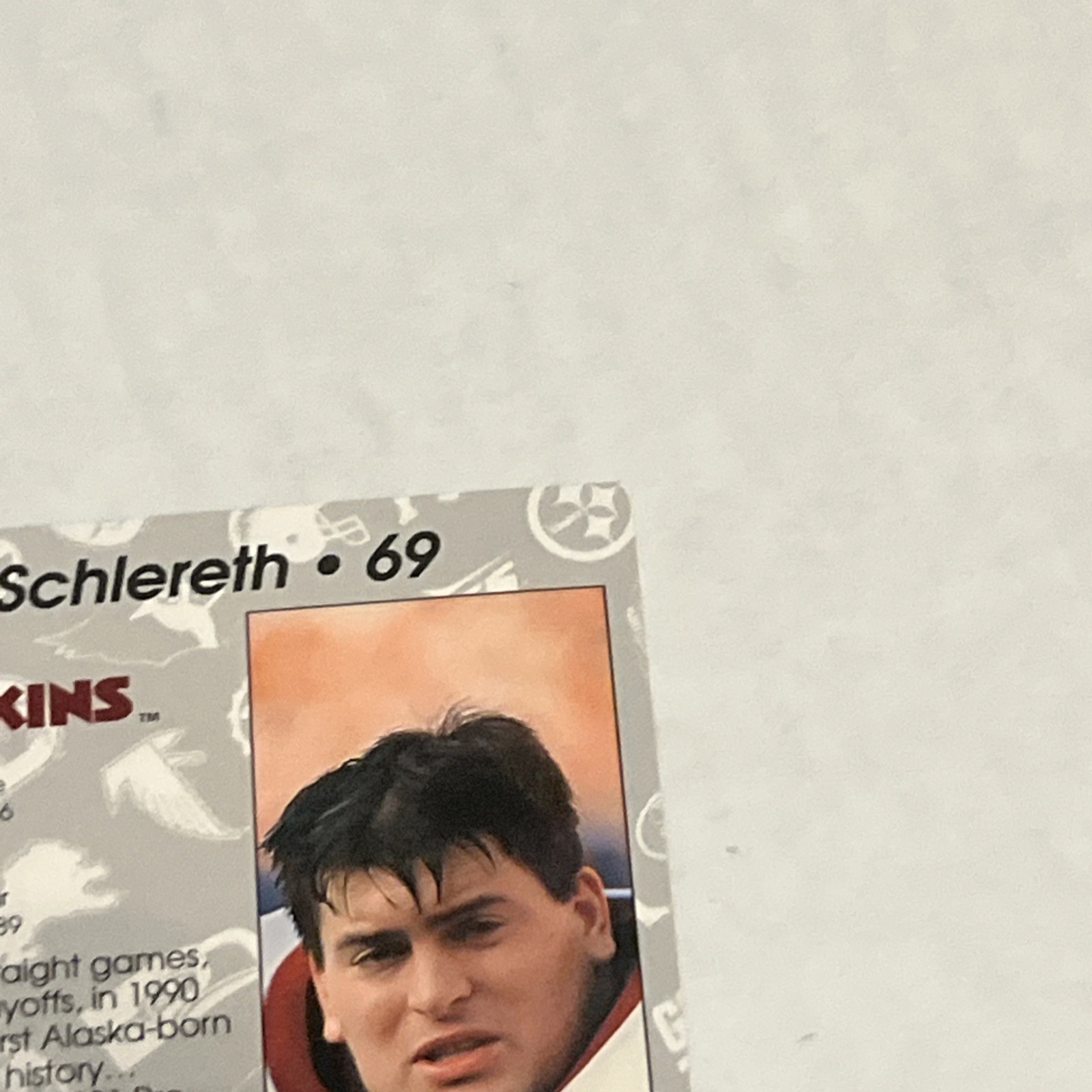 1992 Pro Set – Pro Bowl Mark Schlereth #679 (RC) Resksins Rookie Broncos Guard