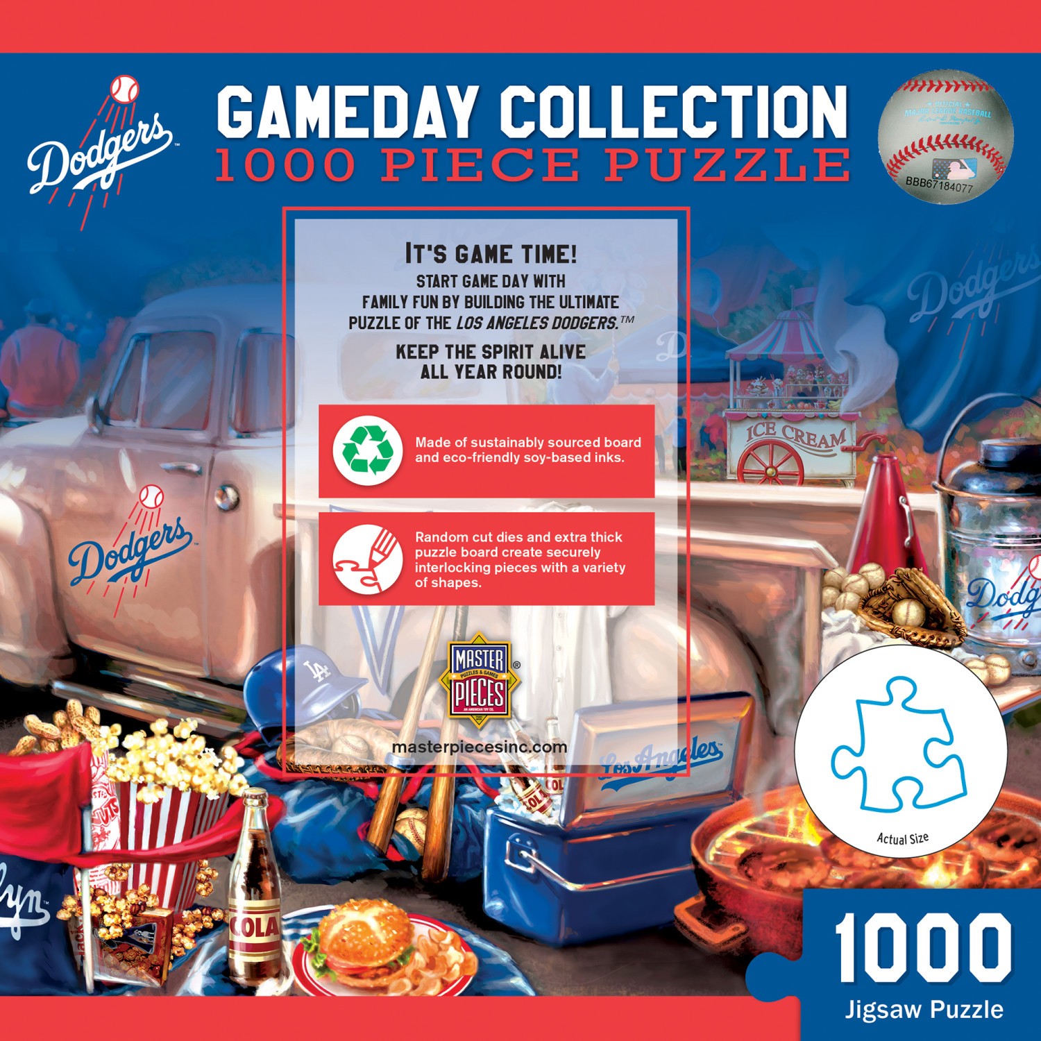 MasterPieces – Los Angeles Dodgers – MLB Gameday 1000 Piece Jigsaw Puzzle