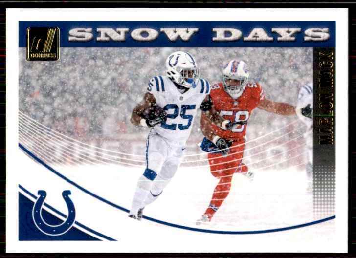 2018 Donruss Snow Days Marlon Mack Indianapolis Colts #SD-14