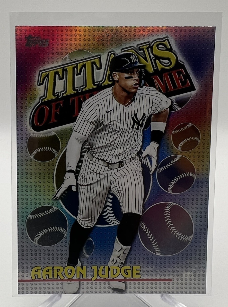 2026 Topps Series 1 – Titans of the Game Aaron Judge #TOG-3