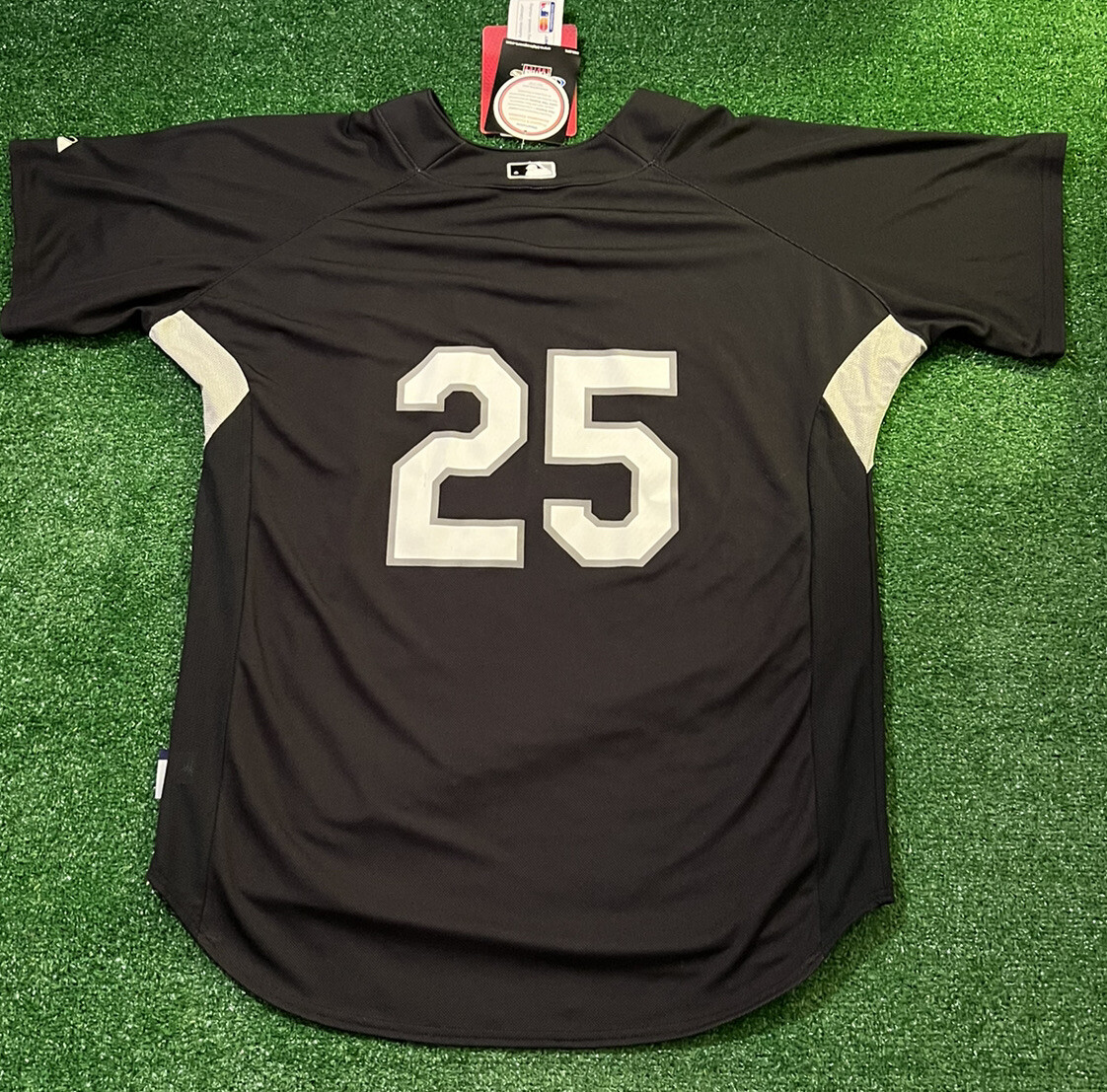 New Chicago White Sox Majestic Authentic Jim Thome Cool Base Batting Jersey L