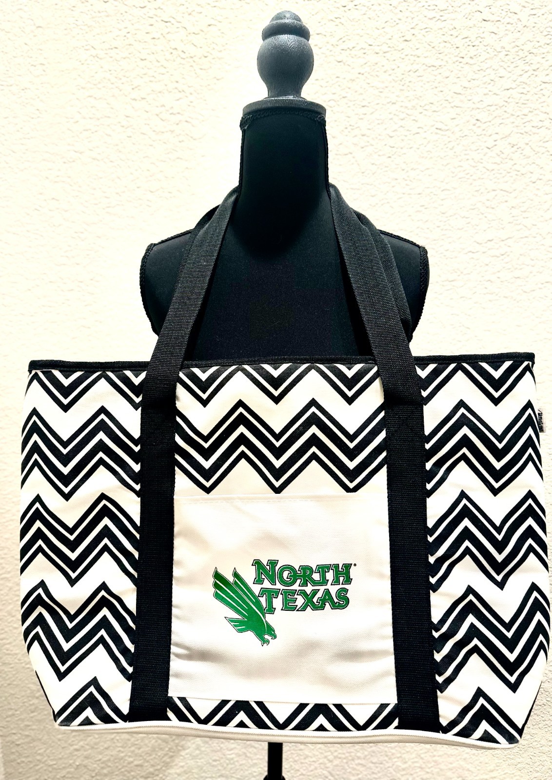 University of North Texas Mean Green Hot/Cold Insulated Cooler Tote Bag