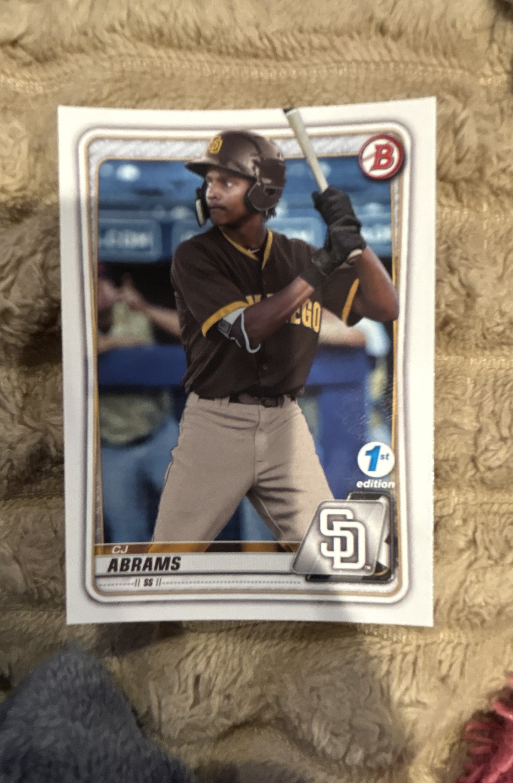 2020 Bowman 1st Edition – C.J. Abrams #BFE-62 (RC) Z8