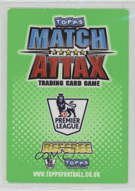 2010-11 Topps Match Attax English Premier League Mark Clattenburg #465 0jf5