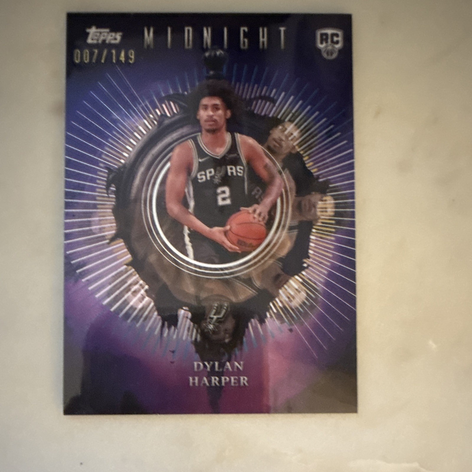 Dylan Harper Rookie 2025 Midnight Insomnia /149 /35 IN-17 Serial # Lot (3)