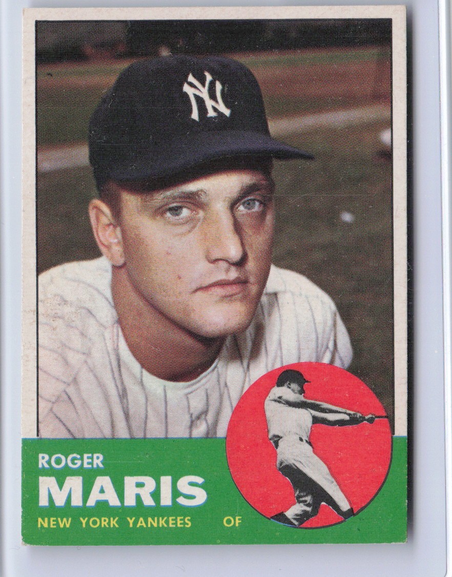 1963 Topps Roger Maris #120 – Yankees – ExMt centered – D4697