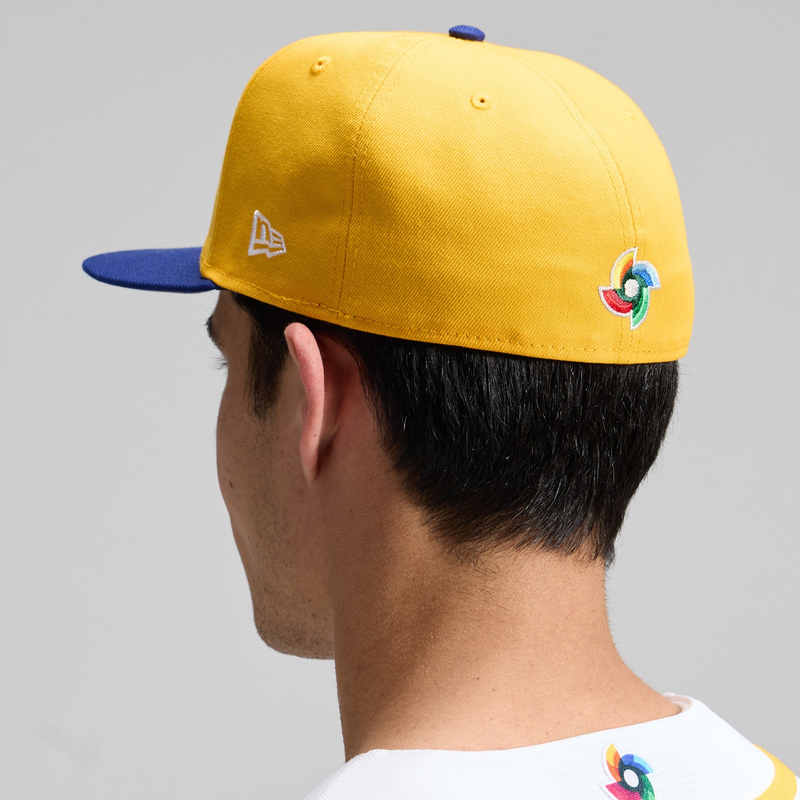 Men’s New Era Yellow/Blue Colombia Baseball 2026 World Baseball Classic 59FIFTY