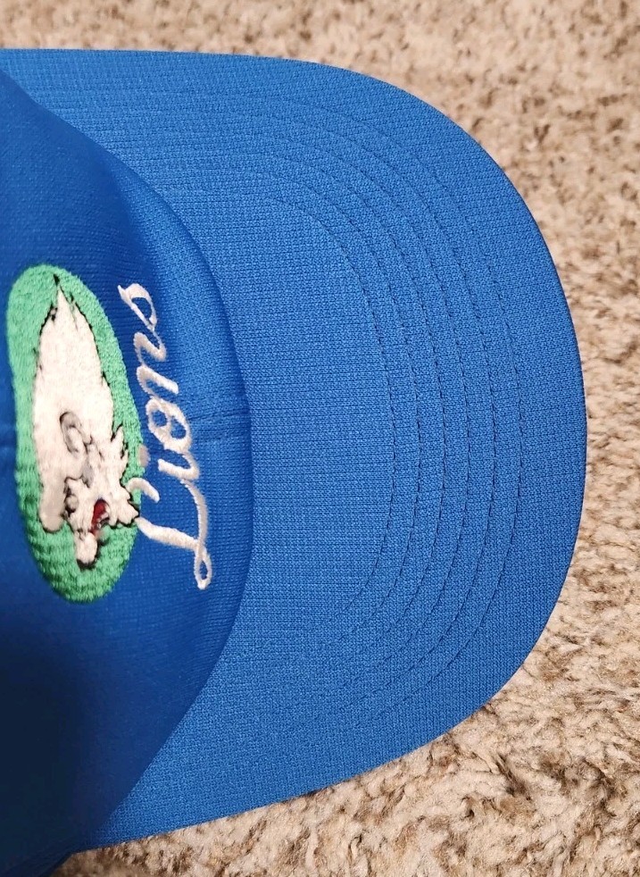 VTG Saitama Seibu Lions Japan Baseball Cross Cap Adjustable Hat LL NPB Blue