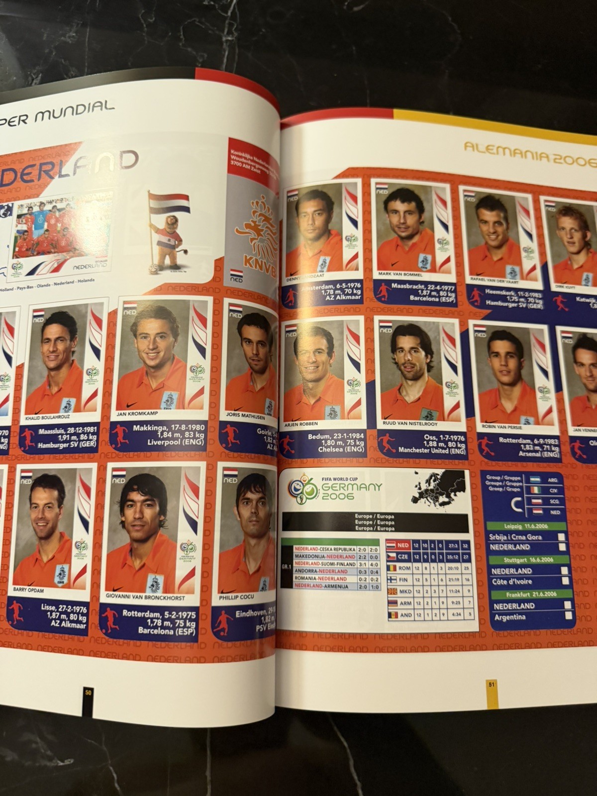 Panini FIFA World Cup Germany 2006 Book With Printed Stickers Full Set Germany