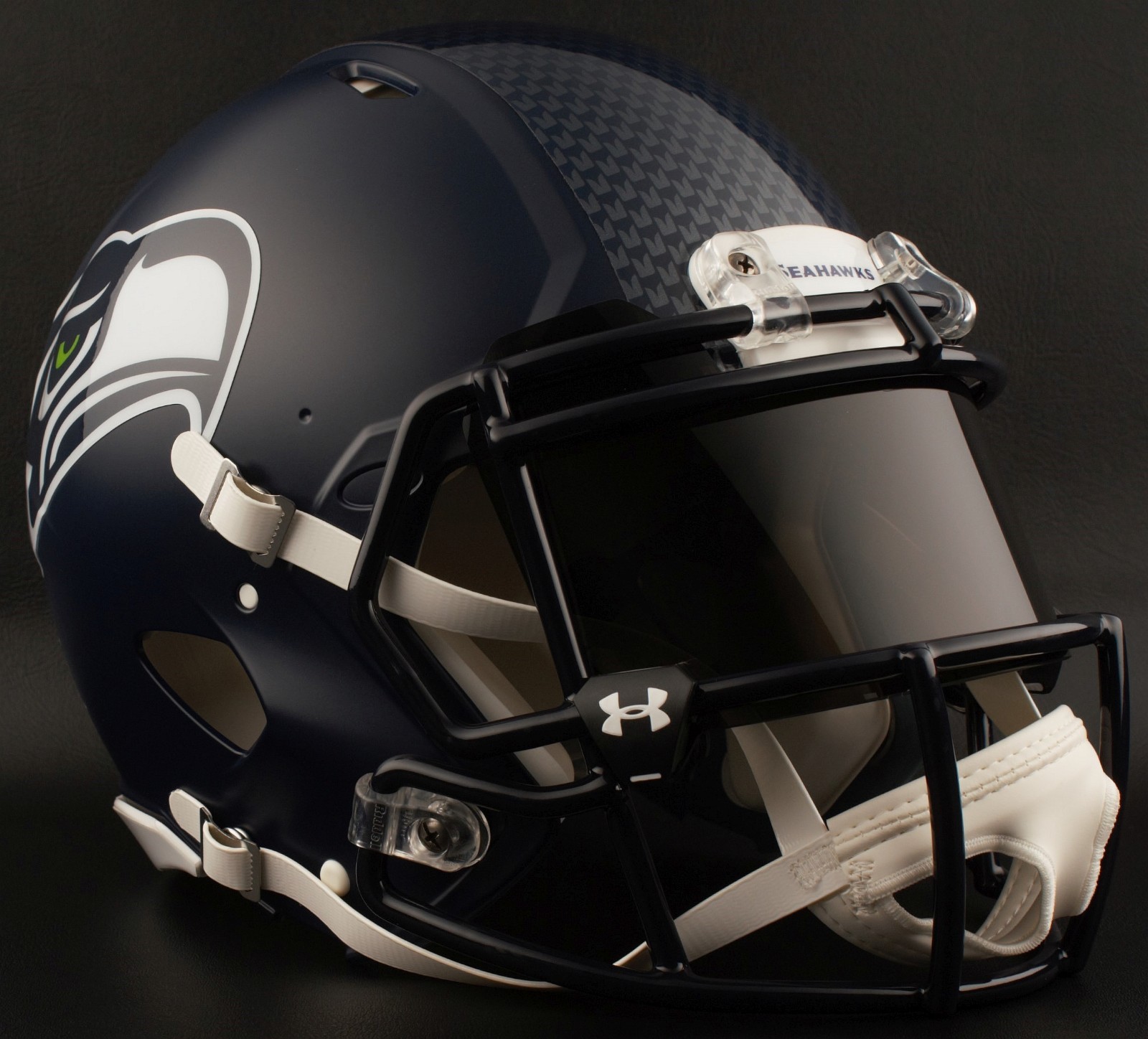 SEATTLE SEAHAWKS NFL Authentic GAMEDAY Football Helmet w/ BLACK-TINT Eye Shield