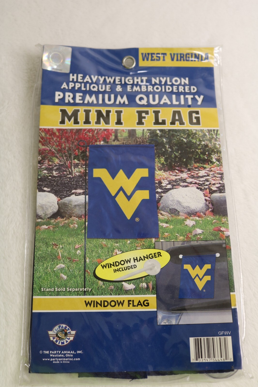 WEST VIRGINIA MOUNTAINEERS PREMIUM MINI GARDEN FLAG 15 X 10.5 New In Package