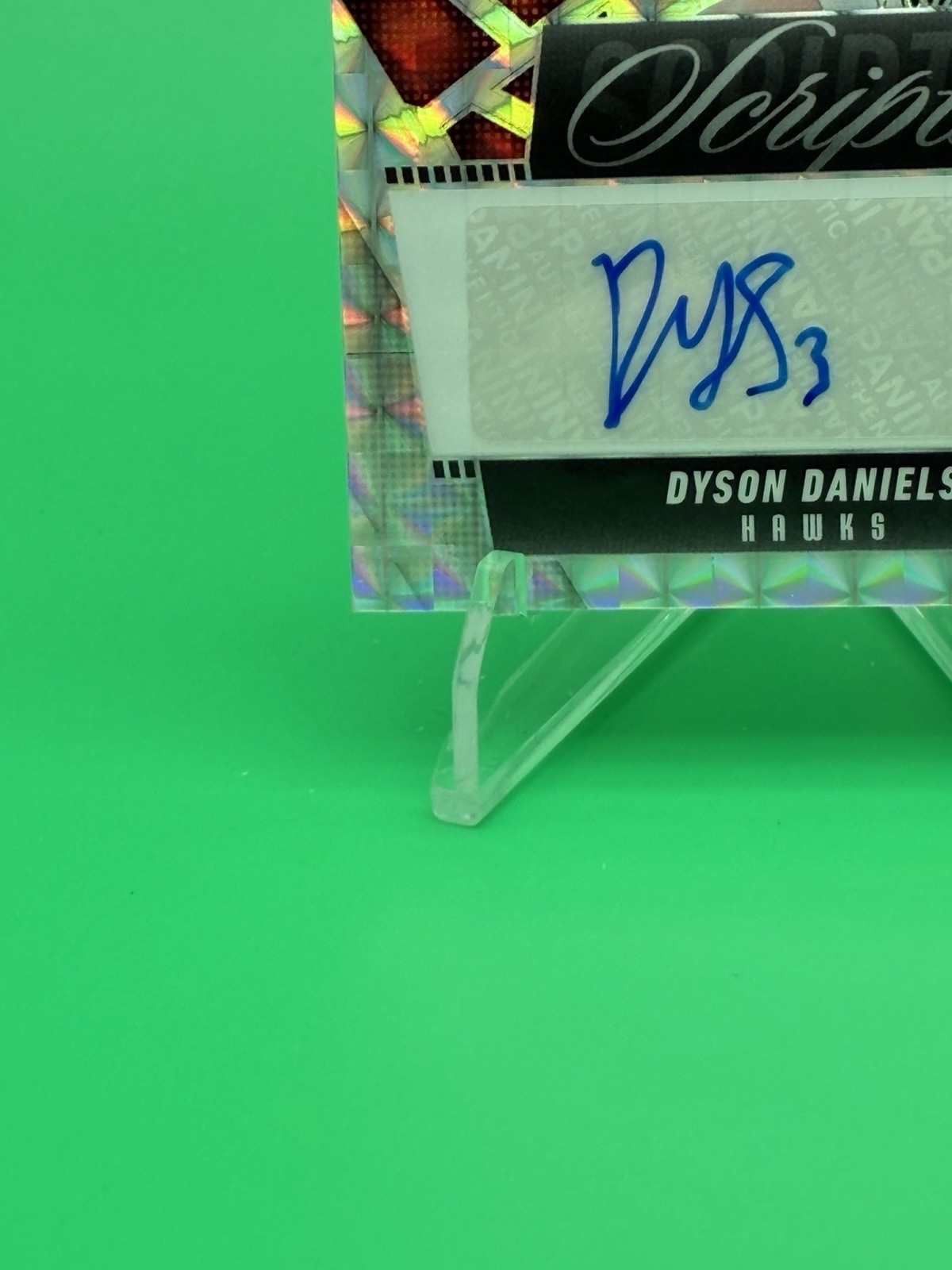 Panini 2024-25 Mosaic Scripts Dyson Daniels Atlanta Hawks Autograph MS-DYS