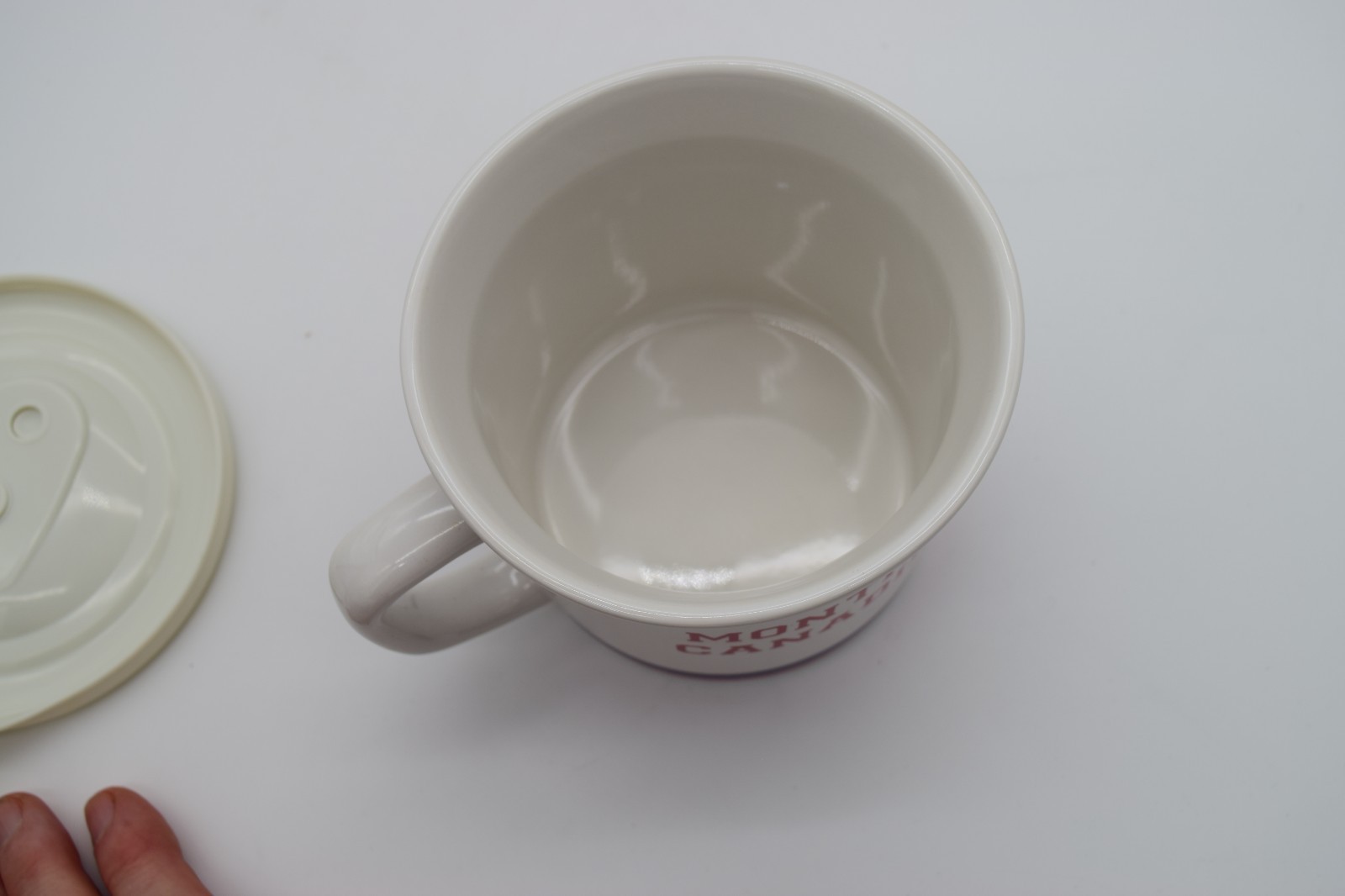 Montreal Canadiens Youppi Meal Mug 20oz CorningWare Lid NHL Mascot Soup Cup