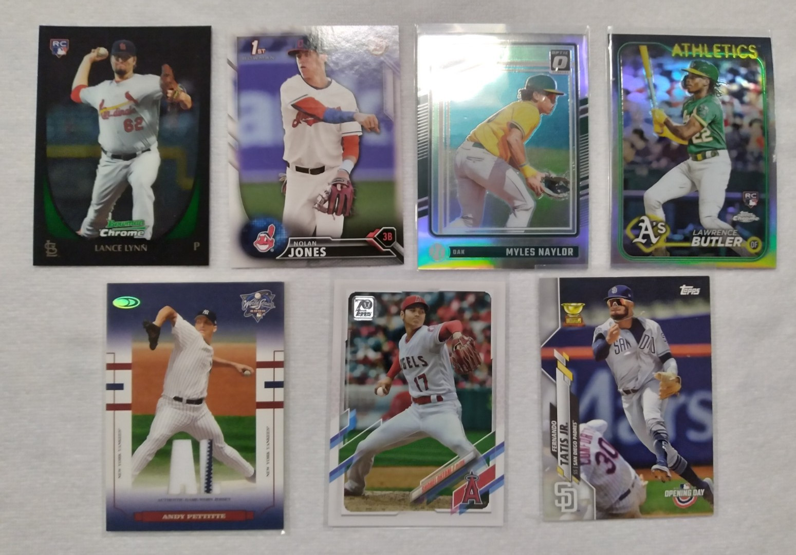 Baseball Card lot 21st Century MLB Minor Rookies/Major Star/Rookies 1000 cards
